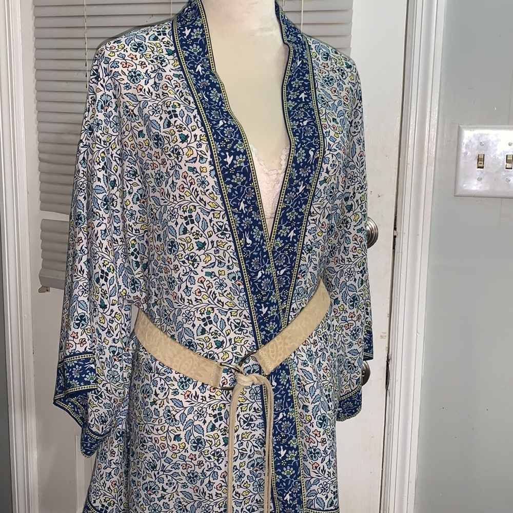Max Studio Whimsical Short Kimono